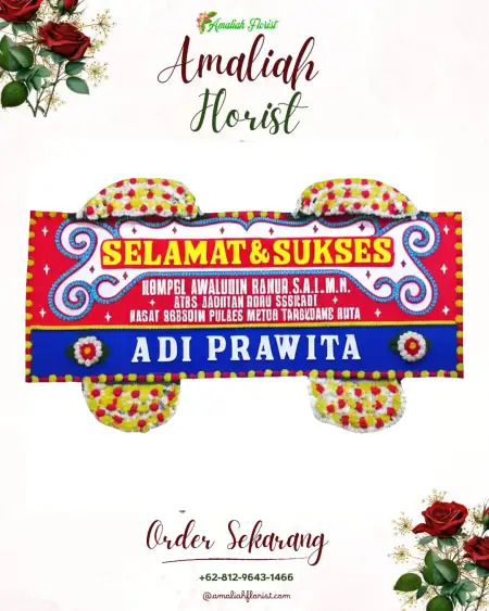Papan Bunga Ucapan Selamat Jolontoro